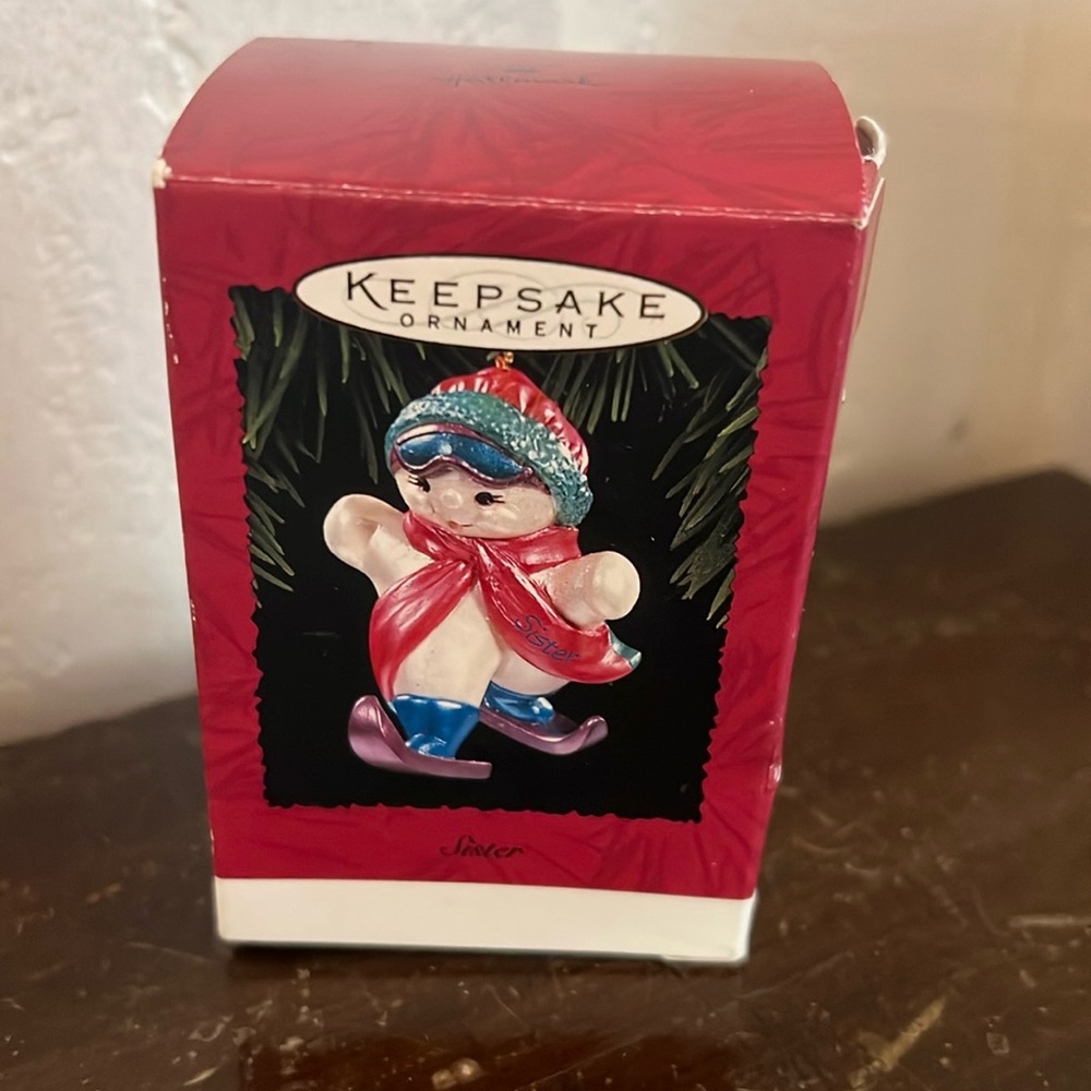 Hallmark keepsake ornament -sister